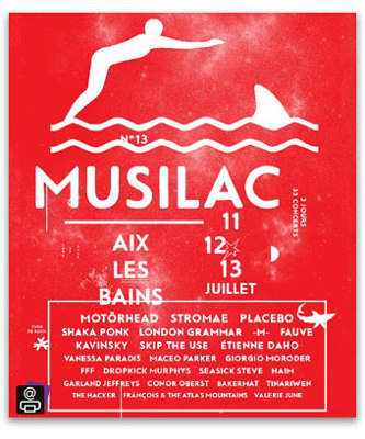 Festival musilac affiche
