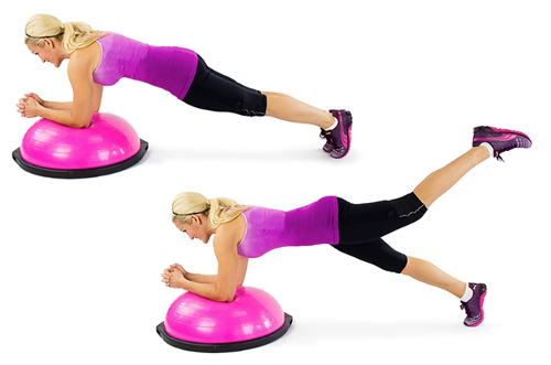 planche sur le Bosu