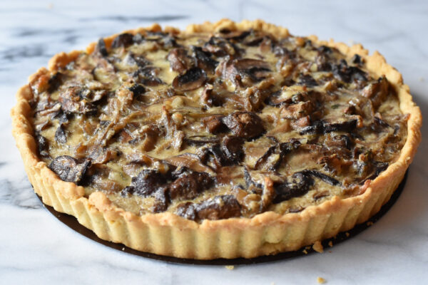 tarte aux champignons