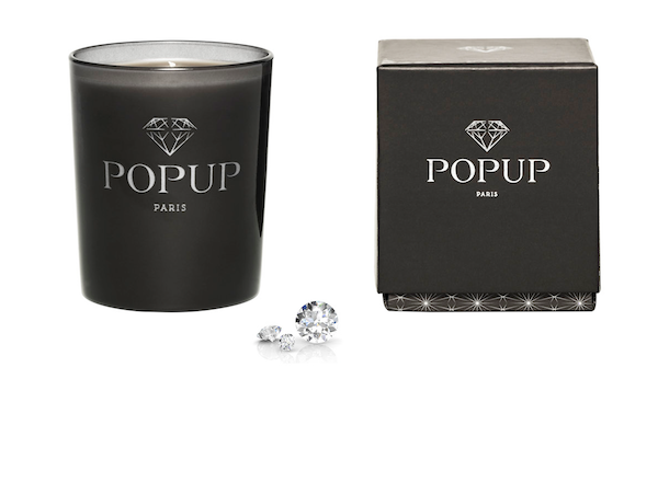 bougie diamant pop up