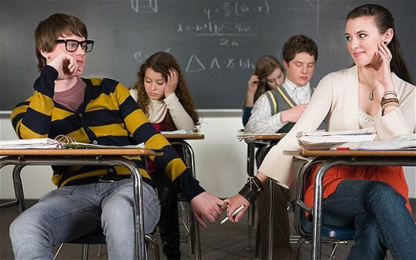 flirt en classe