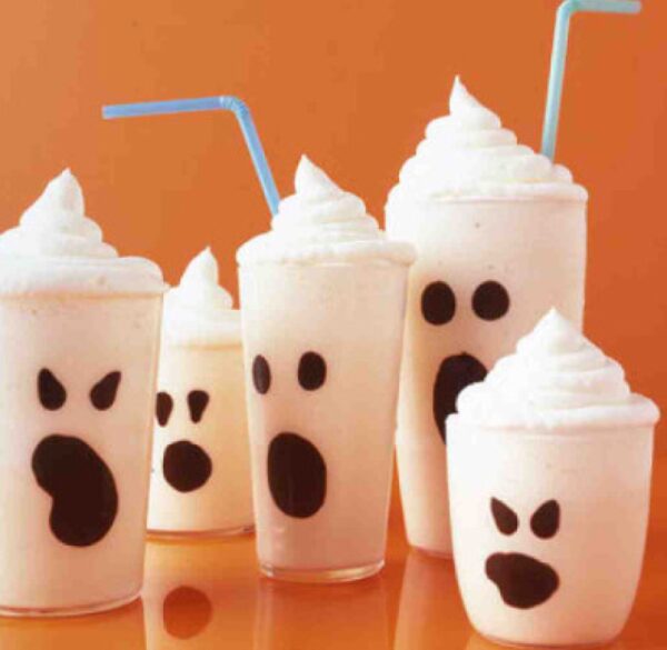 milkshake fant&ocirc;me pour Halloween