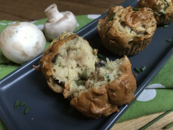 Muffins allégés aux champignons