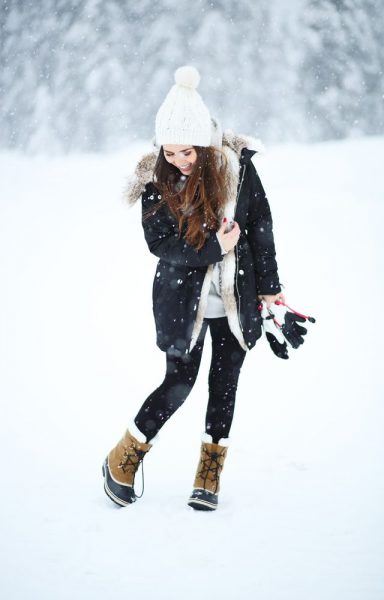 hiver-femme-neige