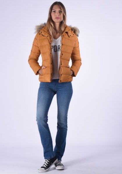 Manteau abricot Kaporal