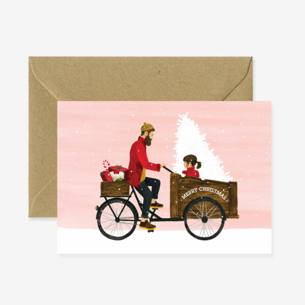 carte de voeux - all the way to say
