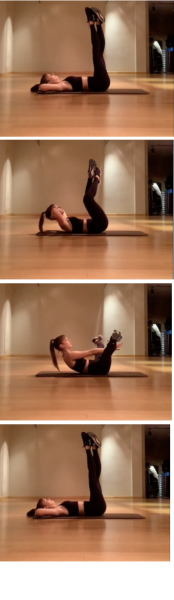 exercice d'abdominaux crunch
